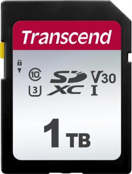 Transcend SDXC Karte 1TB Speicherkarte 300S UHS-I U3 4K V30 Class 10