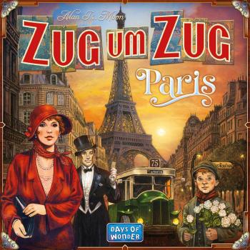 Days of Wonder Familienspiel Strategiespiel Zug um Zug Paris DOWD0035