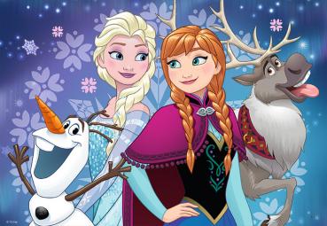 2 x 24 Teile Ravensburger Kinder Puzzle Disney Frozen Nordlichter 09074