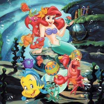 3 x 49 Teile Ravensburger Kinder Puzzle Disney Prinzessinnen Schneewittchen, Aschenputtel... 09339