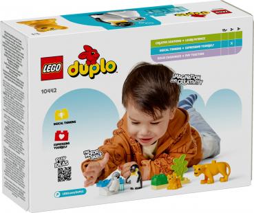 LEGO® DUPLO® Wildtier-Familien: Pinguine und Löwen 10 Teile 10442