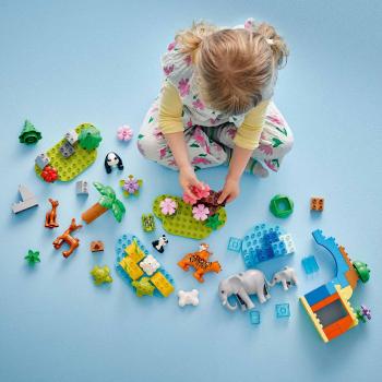 LEGO® DUPLO® Wildtier-Familien 3-in-1-Set 92 Teile 10446