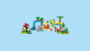 LEGO® DUPLO® Wildtier-Familien 3-in-1-Set 92 Teile 10446