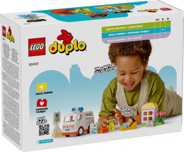 LEGO® DUPLO® Rettungswagen mit Fahrer 19 Teile 10447