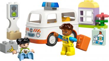 LEGO® DUPLO® Rettungswagen mit Fahrer 19 Teile 10447