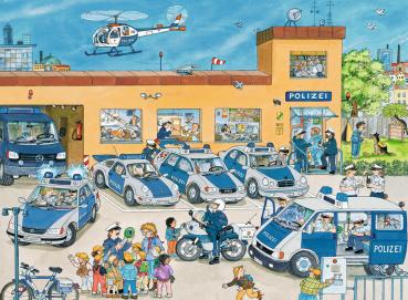 100 Teile Ravensburger Kinder Puzzle XXL Polizeirevier 10867