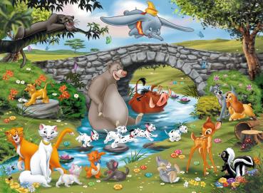 100 Teile Ravensburger Kinder Puzzle XXL Disney Die Familie der Animal Friends 10947