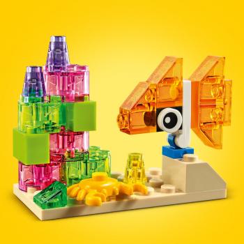 LEGO® Classic Kreativ-Bauset mit durchsichtigen Steinen 500 Teile 11013