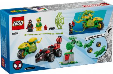 LEGO® Spidey Super-Freunde Actionspaß mit Spin und Electro in ihren Dino-Flitzern 124 Teile 11198