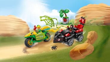 LEGO® Spidey Super-Freunde Actionspaß mit Spin und Electro in ihren Dino-Flitzern 124 Teile 11198