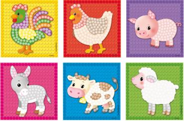 PlayMais Bastel Kreativität MOSAIC LITTLE FARM ab 3 Jahren 160255