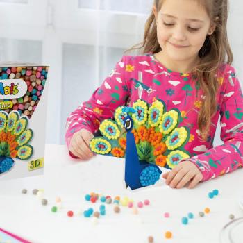 PlayMais Bastel Kreativität MOSAIC 3D PEACOCK ab 3 Jahren 160871