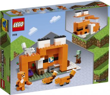 LEGO® Minecraft™ Die Fuchs-Lodge 193 Teile 21178