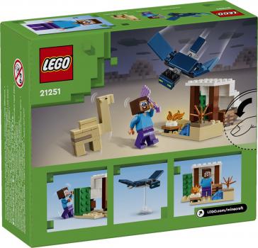 LEGO® Minecraft™ Steves Wüstenexpedition 75 Teile 21251