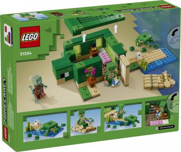 LEGO® Minecraft™ Das Schildkrötenstrandhaus 234 Teile 21254