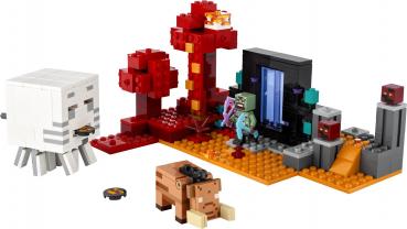 LEGO® Minecraft™ Hinterhalt am Netherportal 352 Teile 21255