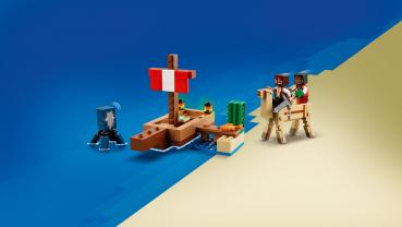 LEGO® Minecraft™ Die Piratenschiffreise 166 Teile 21259