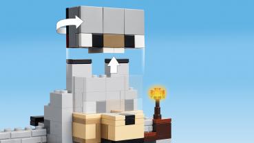 LEGO® Minecraft™ Die Wolfsfestung 312 Teile 21261