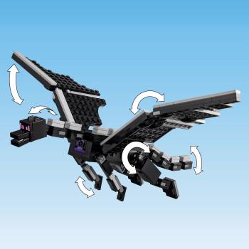 LEGO® Minecraft™ Der Enderdrache und das Endschiff 657 Teile 21264