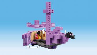 LEGO® Minecraft™ Der Enderdrache und das Endschiff 657 Teile 21264