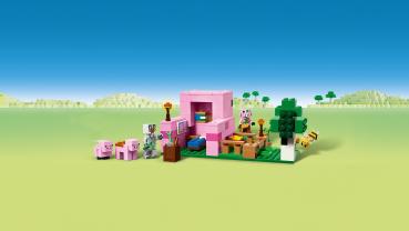 LEGO® Minecraft™ Das Babyschwein-Haus 238 Teile 21268