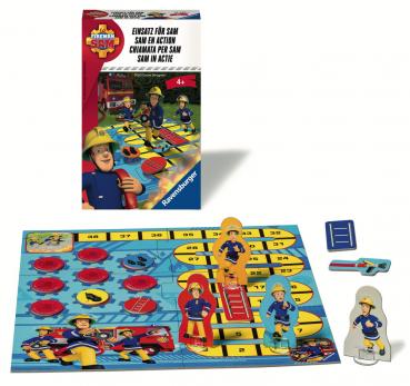 Ravensburger Mitbringspiel Wettlaufspiel Feuerwehrmann Sam Einsatz für Sam 23430