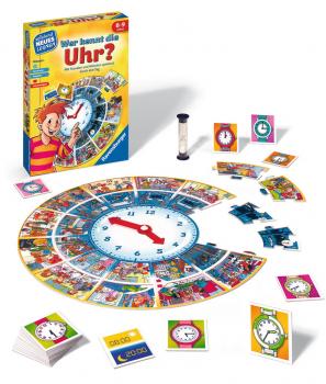 Ravensburger Spielend Neues Lernen Uhrzeit-Lernspiel Wer kennt die Uhr? 24995