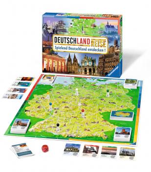 Ravensburger Familienspiel Wettlaufspiel Deutschlandreise 26492