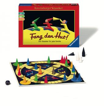 Ravensburger Familienspiel Klassiker Würfelspiel Fang den Hut! 26736