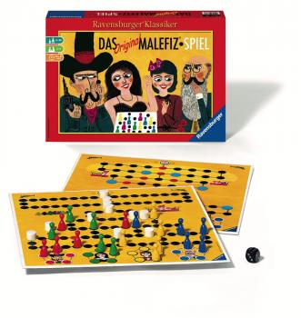 Ravensburger Familienspiel Klassiker Würfellaufspiel Das Original Malefiz Spiel 26737