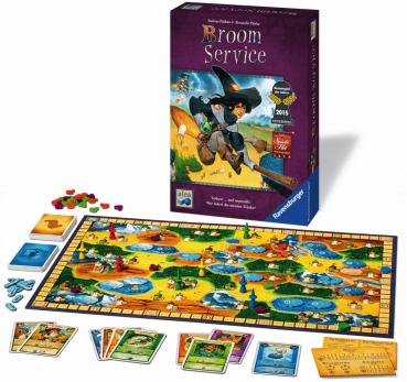 Ravensburger Familienspiel alea Strategiespiel Broom Service 26917