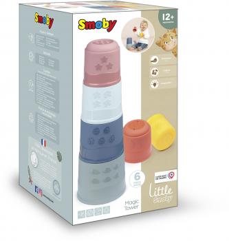 Smoby Kleinkindwelt Motorikspielzeug Steckspiel Little Smoby Magic Tower 7600140321