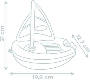 Smoby Spielzeug Badewannenspielzeug Little Smoby Segelboot 7600140407