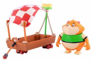 Smoby Spielwelt Spielfigur 44 CATS Metti mit Holzboot 7,7 cm 7600180212