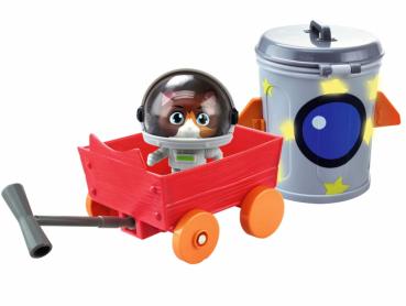 Smoby Spielwelt Spielfigur 44 CATS Cosmo mit Raumkapsel 7,7 cm 7600180213