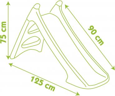 Smoby Outdoor Spielzeug Garten Rutsche XS Rutsche grün 7600310270