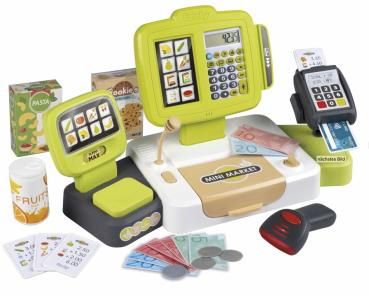 Smoby Spielzeug Spielwelt Shopping elektronische Supermarktkasse XL 7600350114