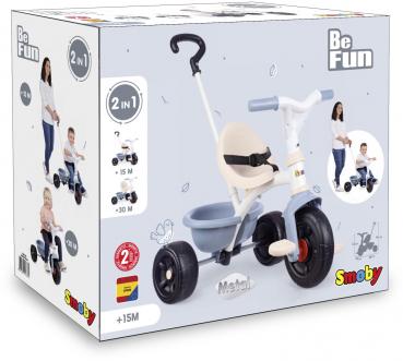 Smoby Outdoor Spielzeug Fahrzeug Dreirad Be Fun blau 7600740336