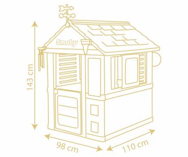 Smoby Outdoor Spielzeug Garten Spielhaus 4-Seasons 7600810731