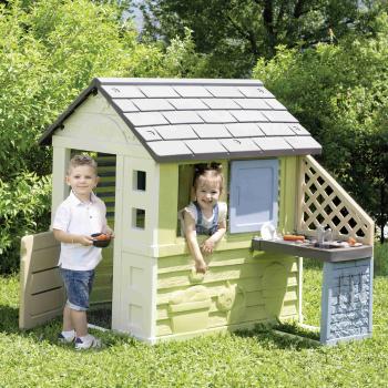 Smoby Outdoor Spielzeug Garten Smoby Life Spielhaus Pretty mit Küche 7600810738