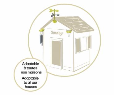 Smoby Outdoor Spielzeug Garten Spielhaus Zubehör Wetterstation 7600810916