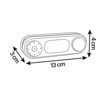 Smoby Outdoor Spielzeug Garten Spielhaus Zubehör elektrische Türklingel 7600810917