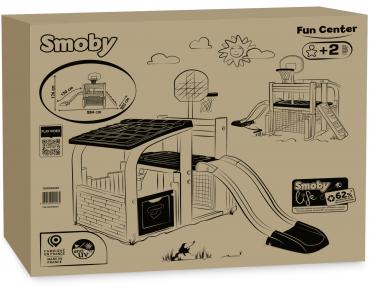 Smoby Outdoor Spielzeug Garten Klettergerüst Smoby Life Fun Center 7600840206