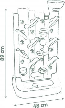 Smoby Outdoor Spielzeug Garten Smoby Life Activity Wall 6-in-1 mit 6 Spielen Spielewand 7600840301