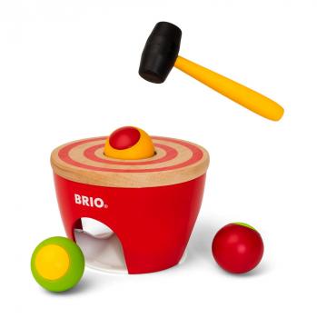 Brio Kleinkindwelt Holz Musikinstrument Kugel-Hammerspiel 5 Teile 30519