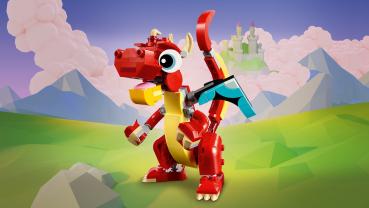 LEGO® Creator Roter Drache 149 Teile 31145