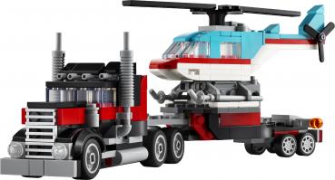 LEGO® Creator Tieflader mit Hubschrauber 270 Teile 31146