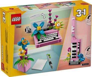 LEGO® Creator Schreibmaschine mit Blumen 363 Teile 31169