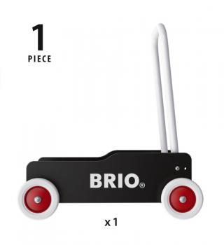 Brio Babywelt Holz Lauflernwagen schwarz 31351