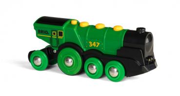 Brio World Eisenbahn Lok Grüner Gustav Batterielok 33593